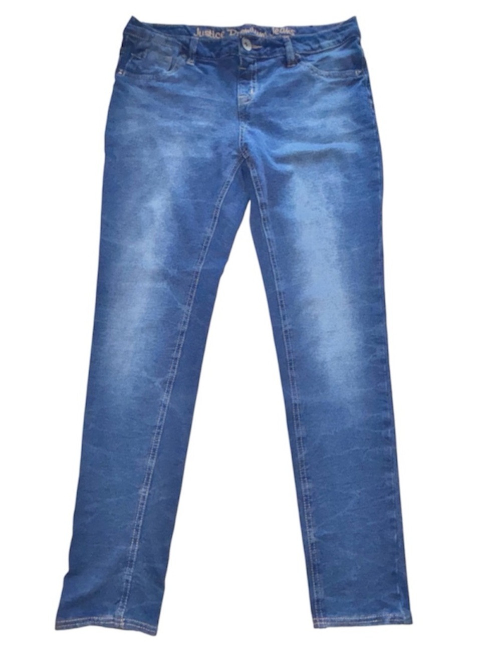 Slim Straight Men's Jeans in Blue Denim